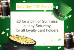 paddys day £3 a pint of @Guinness