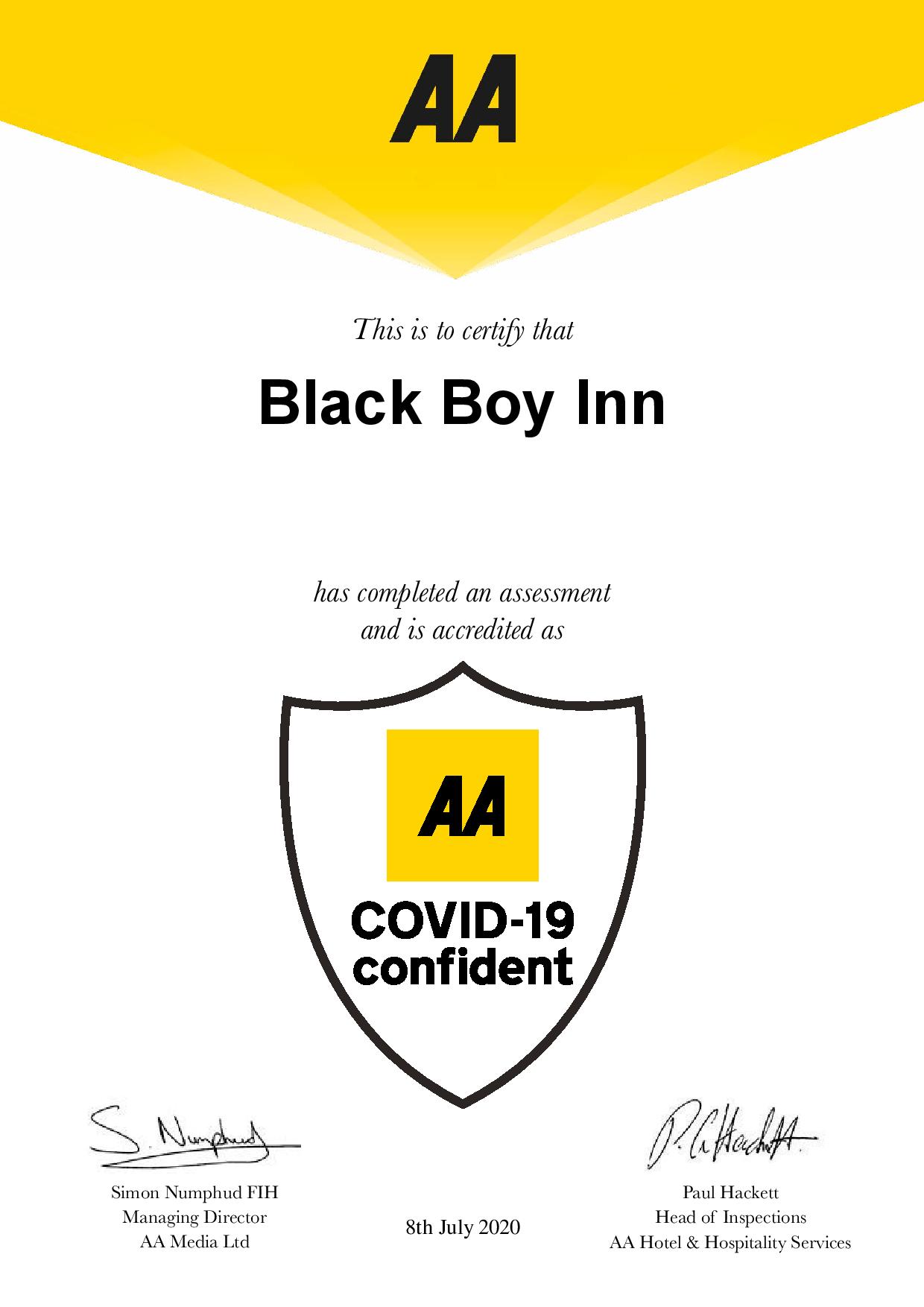 COVID Confident Certificate