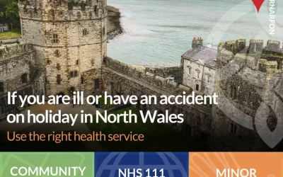 Using the NHS during your visit to north Wales